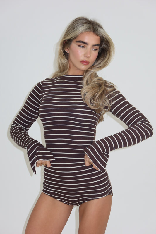 ‘WINNIE’ Top in Brown